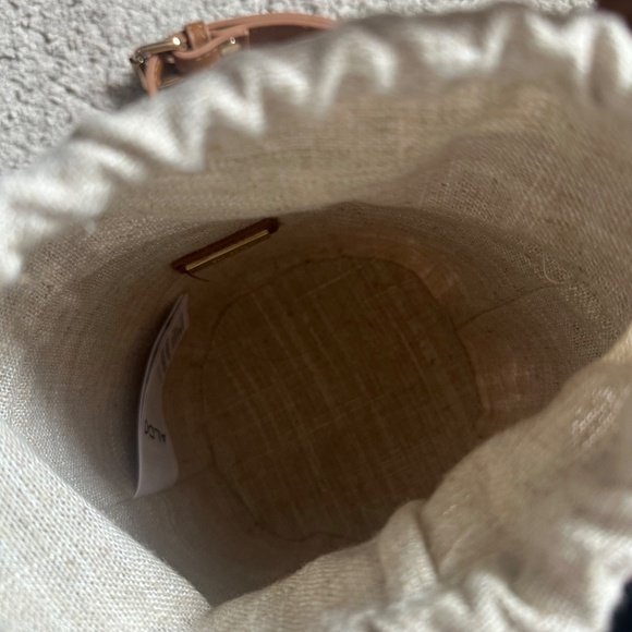 Aldo Woven Drawstring Bucket Bag - Picture 2 of 7